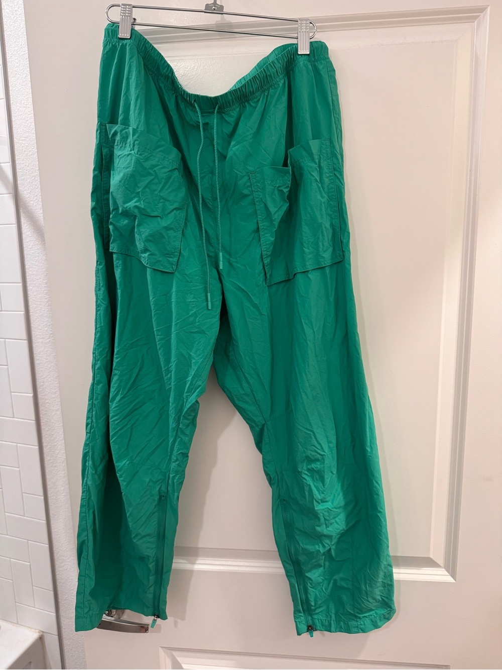Free People Movement Green Track Pants with Elastic Waistband